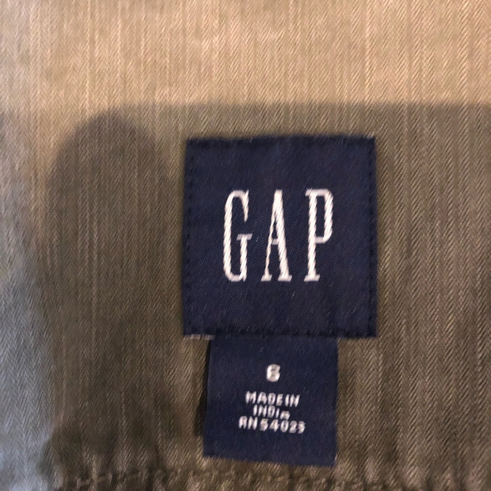 Gap Olive Green Button-Up Jacket - image 3
